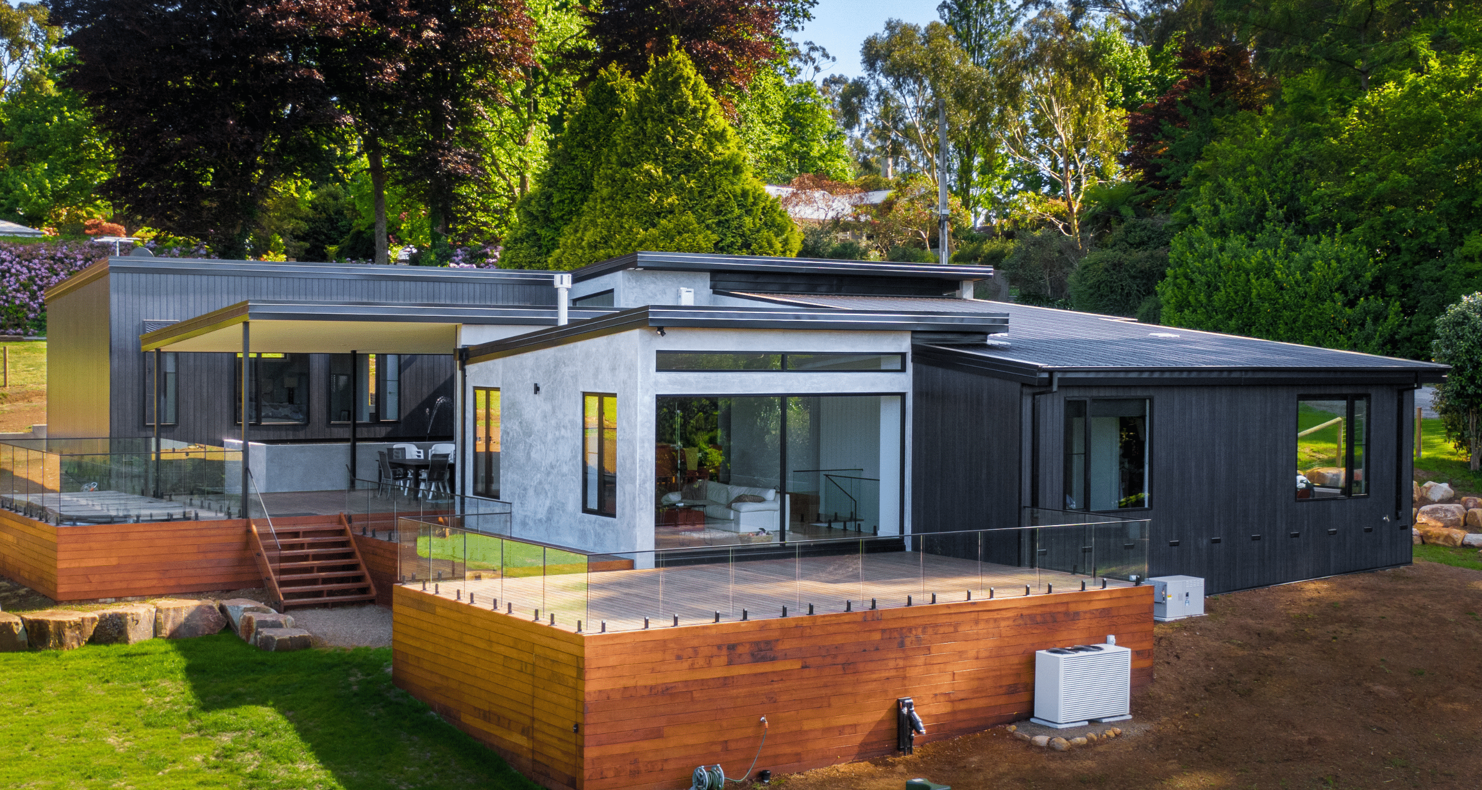 An energy-efficient home in the Yarra Valley, Victoria.