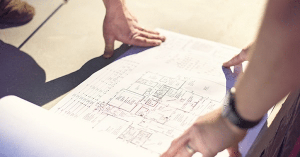 The architect engaged first, builder engaged after the design