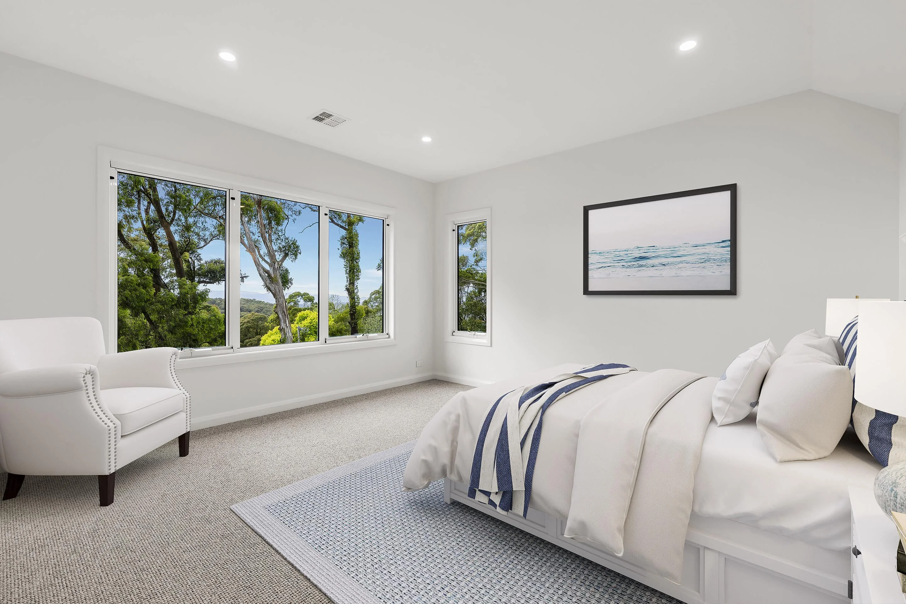 Luxury Custom home | Kalorama | Bedroom