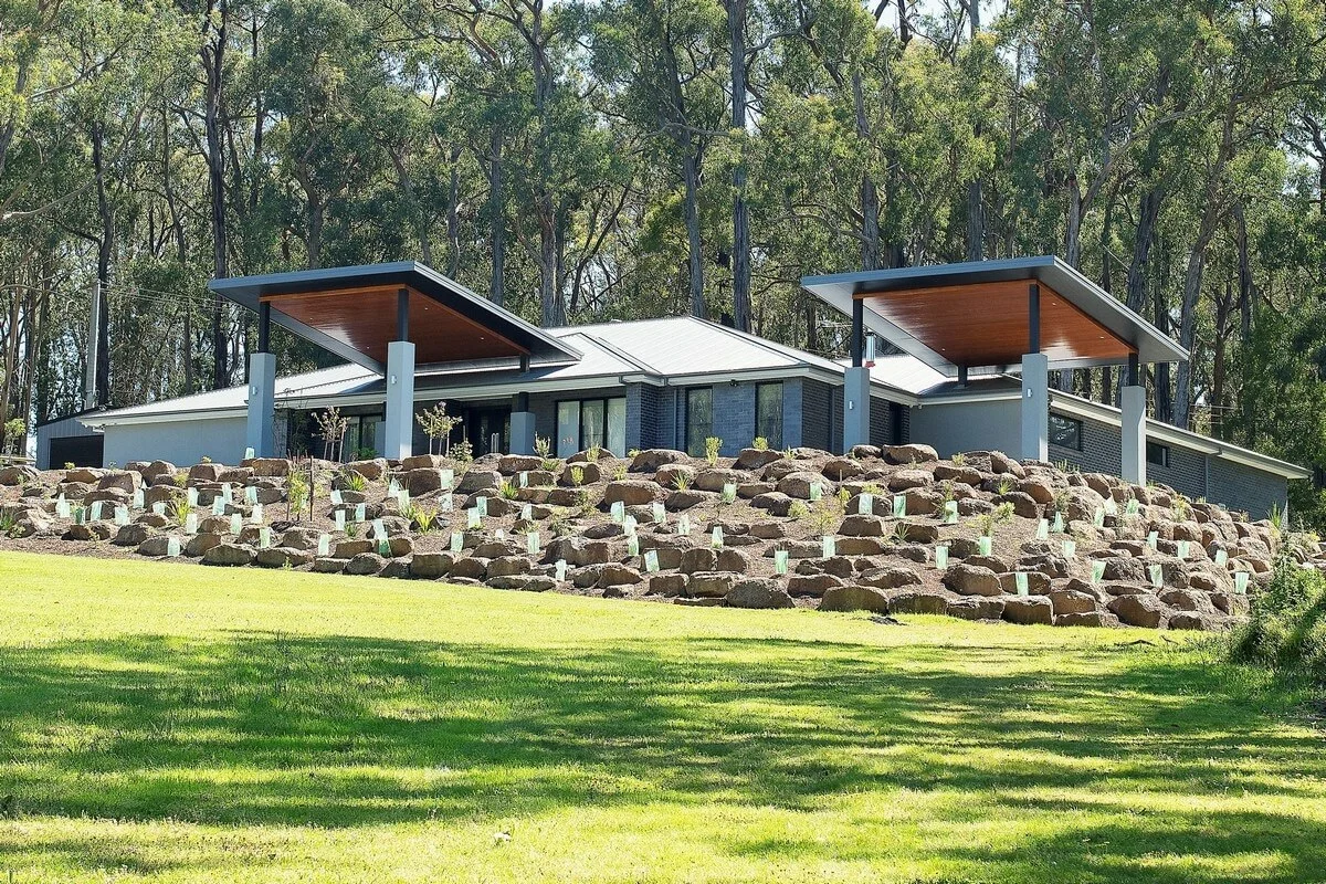 Custom Homes in Regional Victoria Wandin custom home exterior - luxury residential build