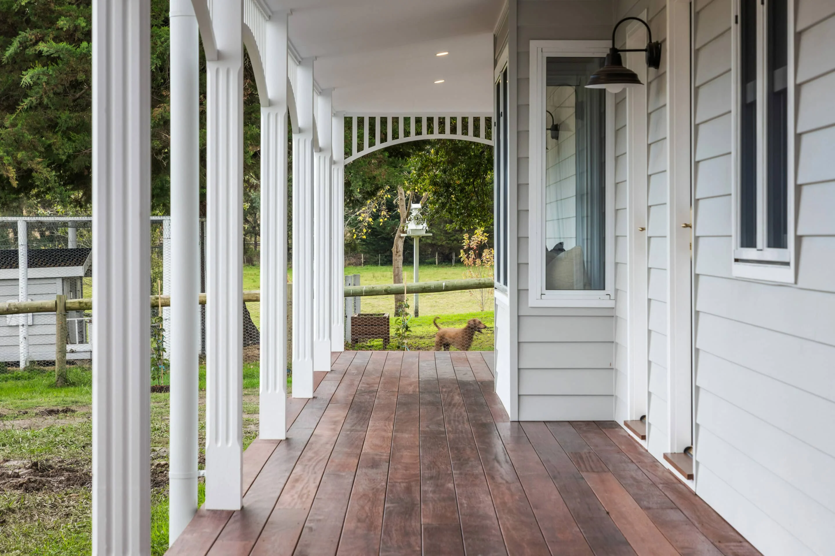 Dixons Creek residence - custom home exterior and landscaping"